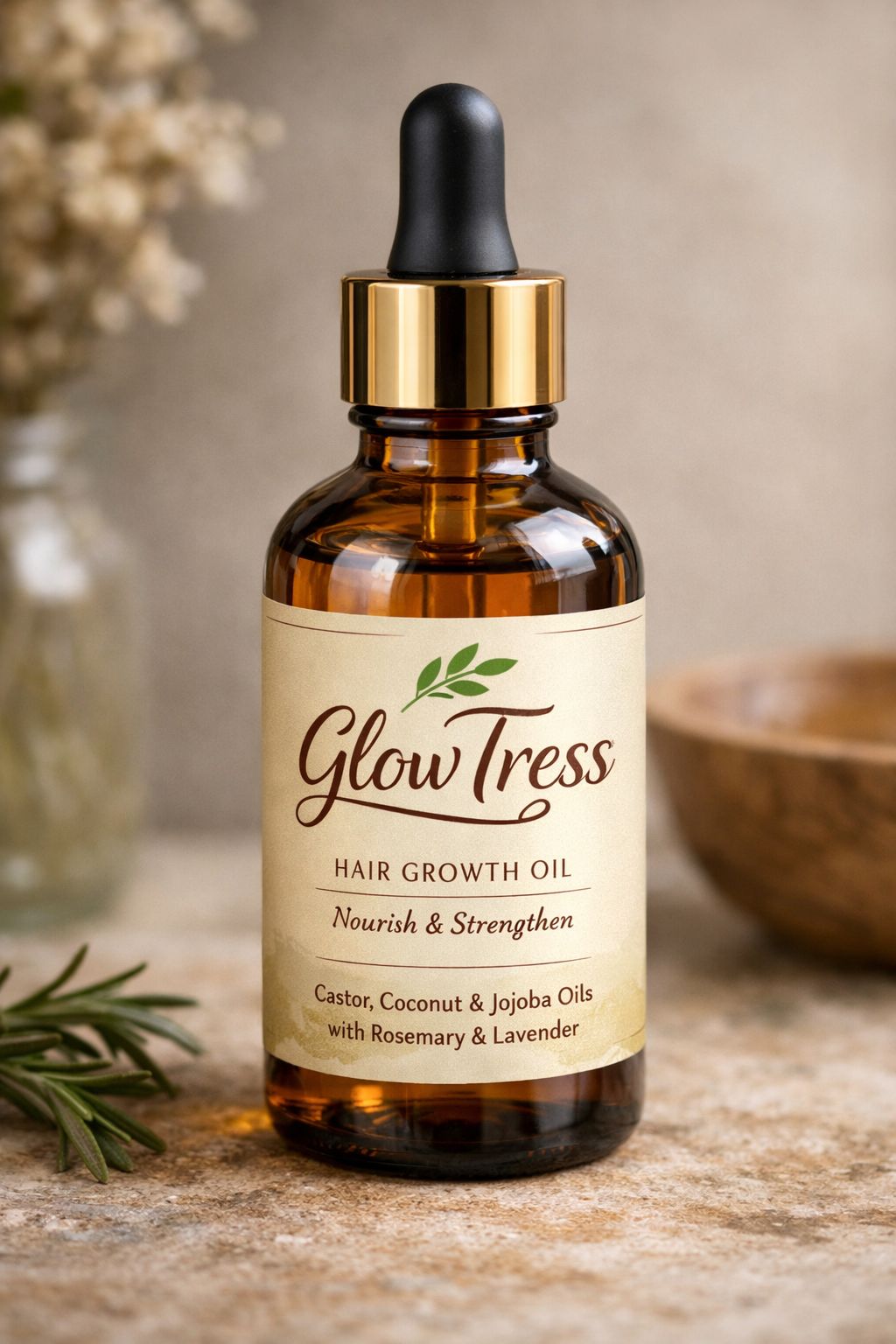 GlowTress Adult Hair Oil – 2oz
